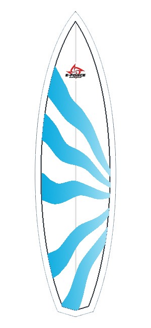 E-Force Grom Fish surfboard